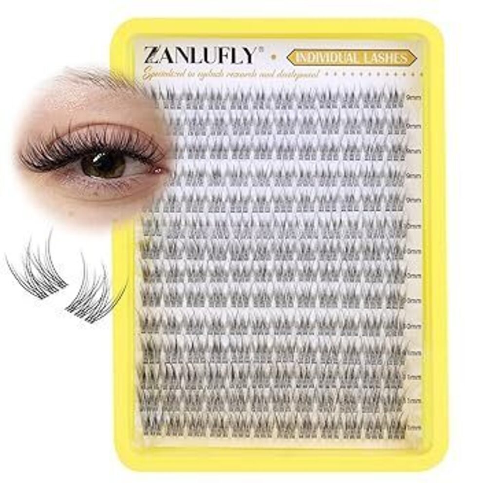 Cluster Lashes Natural Eyelash Clusters Cc-Curly Eyelash Extension Wispy